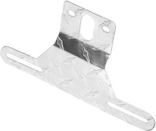 Aluminum Trailer License Plate Light Bracket, Car Front Tag Frame Plate Holder w