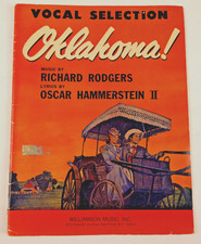 1943 - Vocal Selection Oklahoma Sheet Music Richard Rodgers - B15
