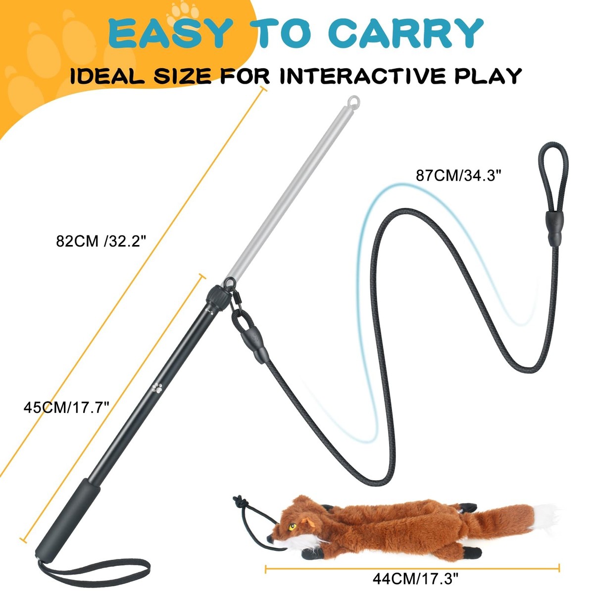 active dog toys rope line Playology Peanut Butter Scented Puppy Sensory Rope Dog Toy, Small