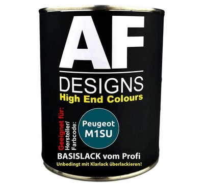 500ml Autolack für Peugeot M1SU Vert Reflex Nacre  Autolack Spritzfertig