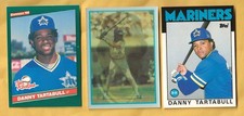 DANNY TARTABULL 1986 DONRUSS rookies 45 + DANNY TARTABULL 1986 TOPPS traded 108T