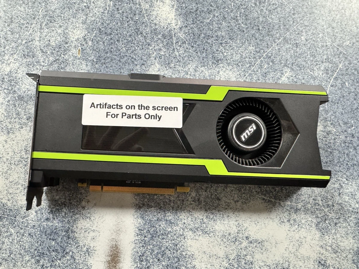 Carte Graphique MSI GTX 1080 Ti X - 11 Go GDDR5 - Occasion état Fonctionnel - Japon