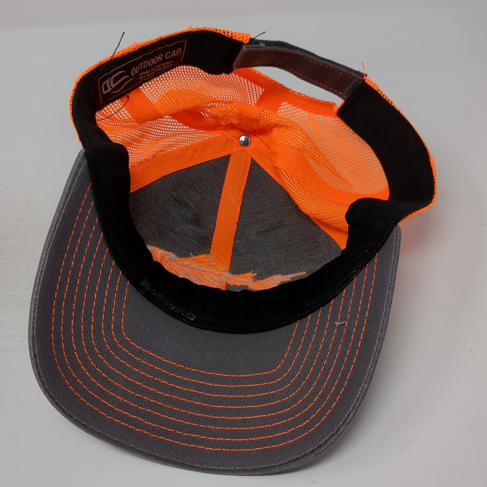 Bone Fish Strapback Trucker Hat Multi One Size Ad… - image 7