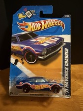 2012 Hot Wheels ’71 Maverick Grabber HW Racing Blue 9/10 #179/247