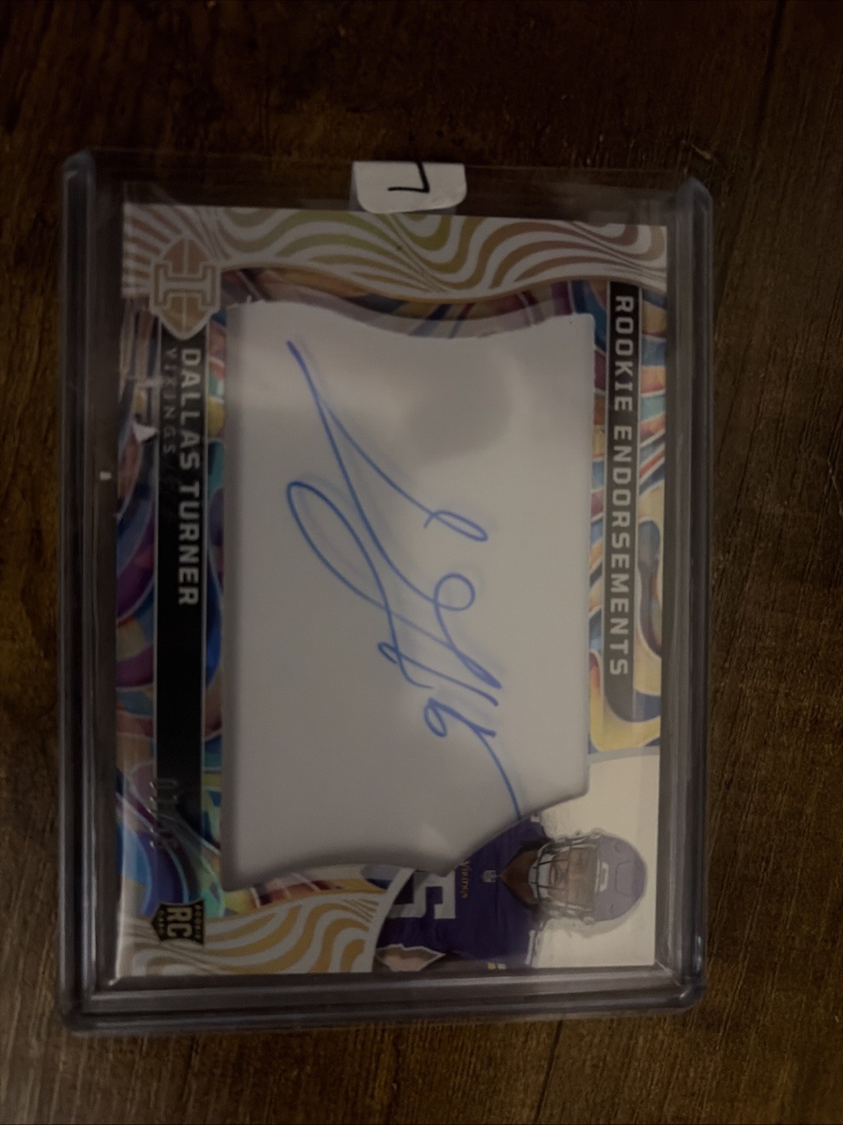 Dallas Turner Rookie Endorsements Auto #/10 (RC)
