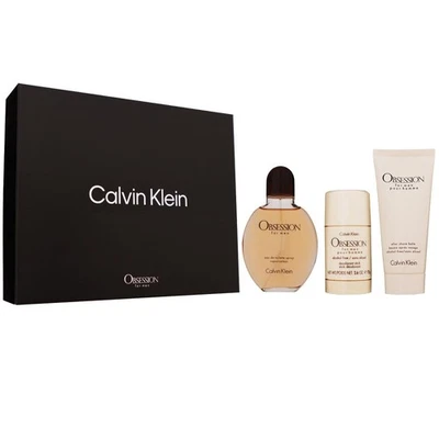 Calvin Klein Obsession for Men Set 125 ml Eau de Toilette EDT & 100 ml Aftershav