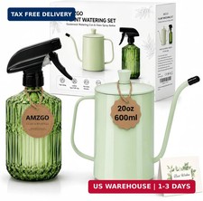 2 Pack Small Watering Can for Indoor Plants, 20 oz Metal Plant Watering Can with