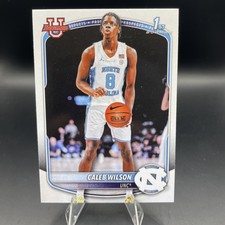 2025-26 Bowman Caleb Wilson 1st Bowman! BPP-83 Tar Heels