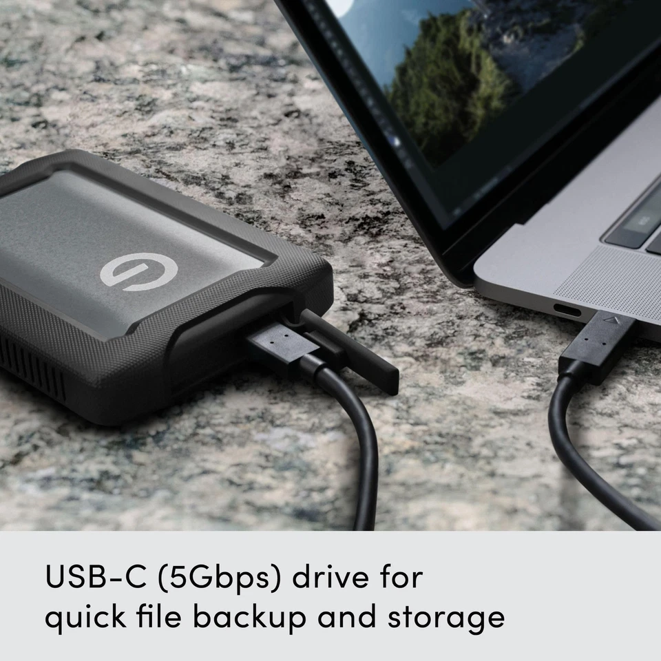 5TB G-Drive ArmorATD - Rugged, Durable Portable External Hard Drive HDD, USB-... - Image 2 of 4