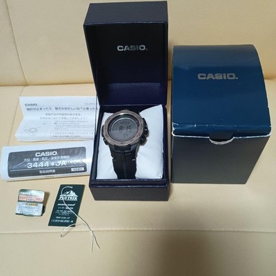 CASIO PRO TREK PRW-3100-1JF Digital Solar Watch Used