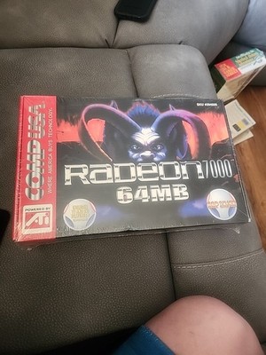 Radeon 7000 64mb AGP Video Memory Graphics Card Comp USA SEALED 