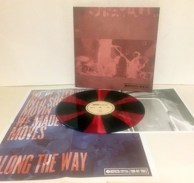 DISPATCH four day trials Lp RED & BLACK PINWHEEL COLOR Vinyl Record with Poster!