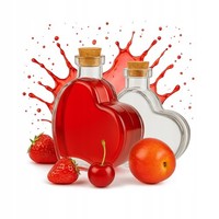 Herz-Flasche 250 Ml Glasflaschen FüR Hochzeit Geschenk LiköR Wein Saft
