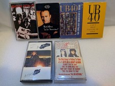 80s 90s Pop Rock Cassette Lot 6 Bon Jovi Phil Collins UB40 Milli Vanilli