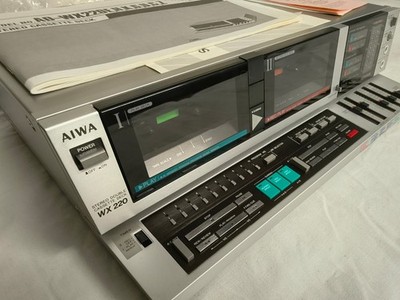 AIWA WX-220, Double Cassette Deck Dual Tape Player, 4 track