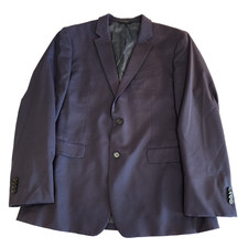 Banana Republic Men's 42R Navy Wool Designer Sport Coat Fashion