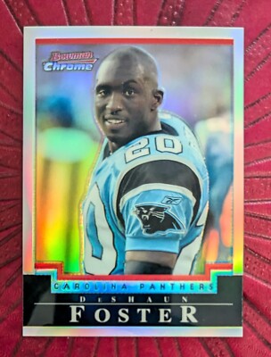 DeShaun Foster 2004 Bowman Chrome Rookie Card Carolina Panthers /500