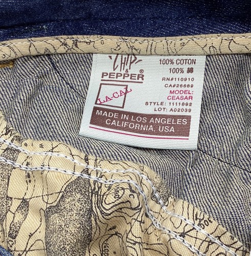 Chip & Pepper Women's Caesar Jeans 28x32 Wide Leg 11 Bell Bottom Low Rise USA - Picture 4 of 10