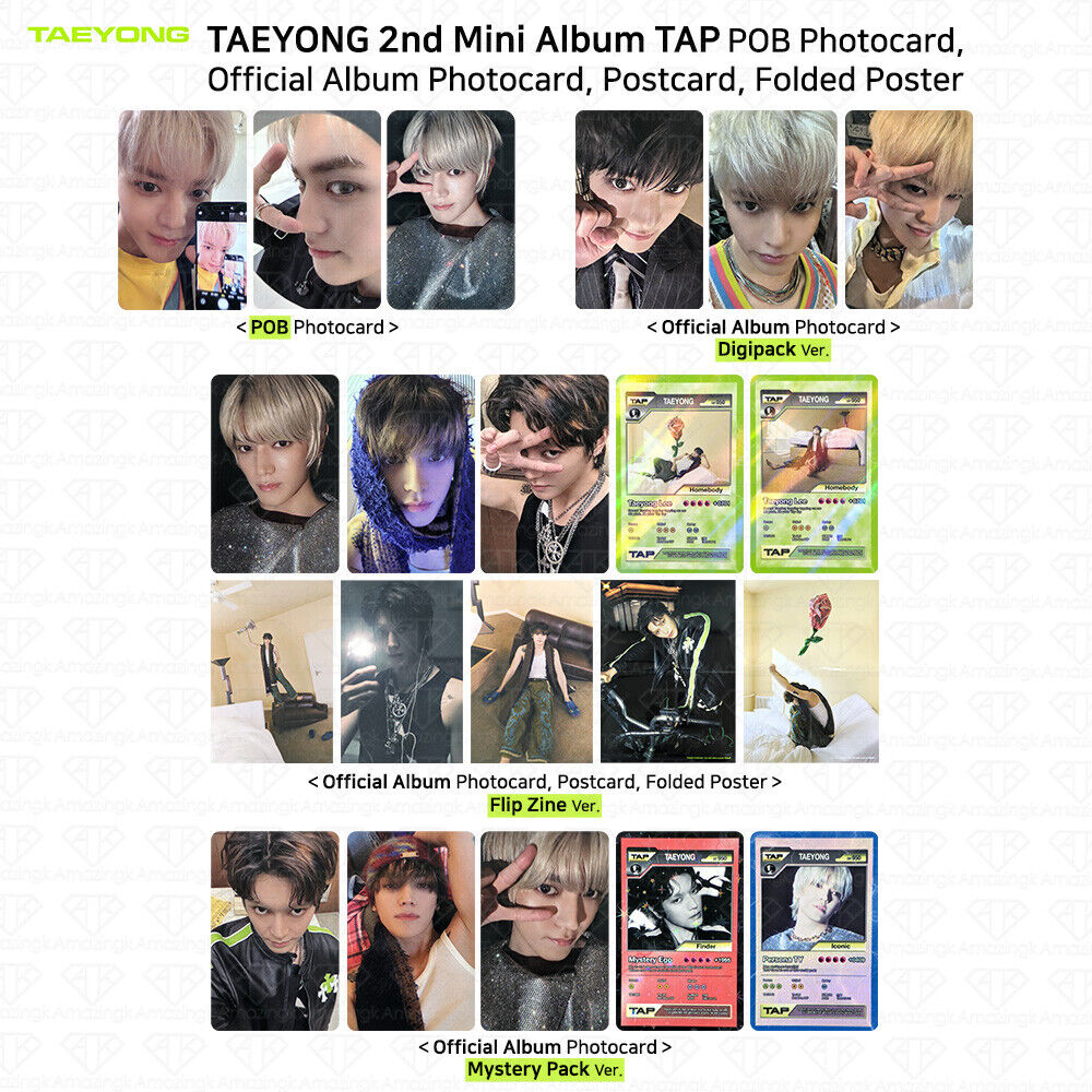 NCT TAEYONG 2nd Mini Album TAP POB Official Photocard Hidden NCT TAEYONG 2nd Mini Album TAP POB Official Photocard Hidden