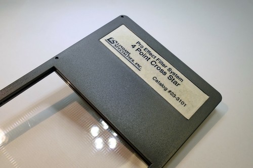 Lindahl 4-Point Cross Star CS Lens Filter drop in square 3X3" 23-3101 - Picture 7 of 9