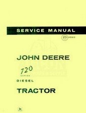 John Deere 720 Diesel Tractor Service Shop Manual 2020
