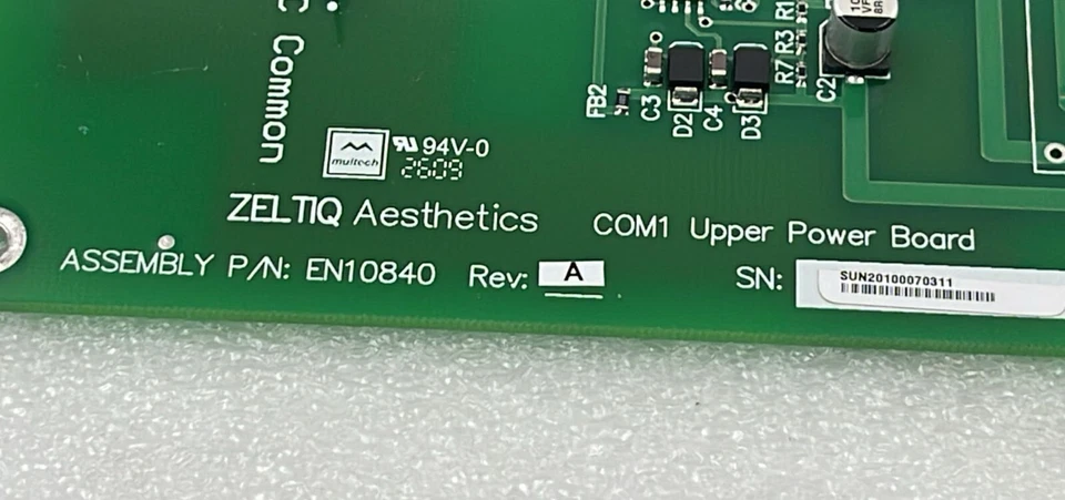 Zeltiq Aesthetics COM1 Upper Power Board EN10840 PCB 10839 - Image 2 of 4