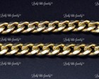 Real 14K Yellow Gold Mens Hollow Miami Cuban Link  Bracelet 8 inches 19.20 grams — photo 5