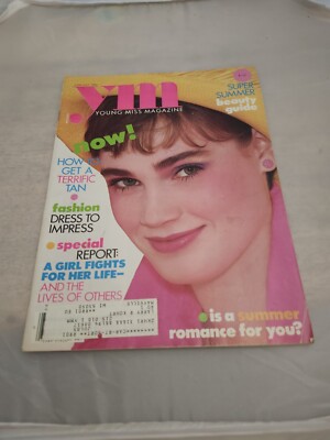 Young Miss Magazine June July 1985 Fashion Beauty Summer Romance Vintage