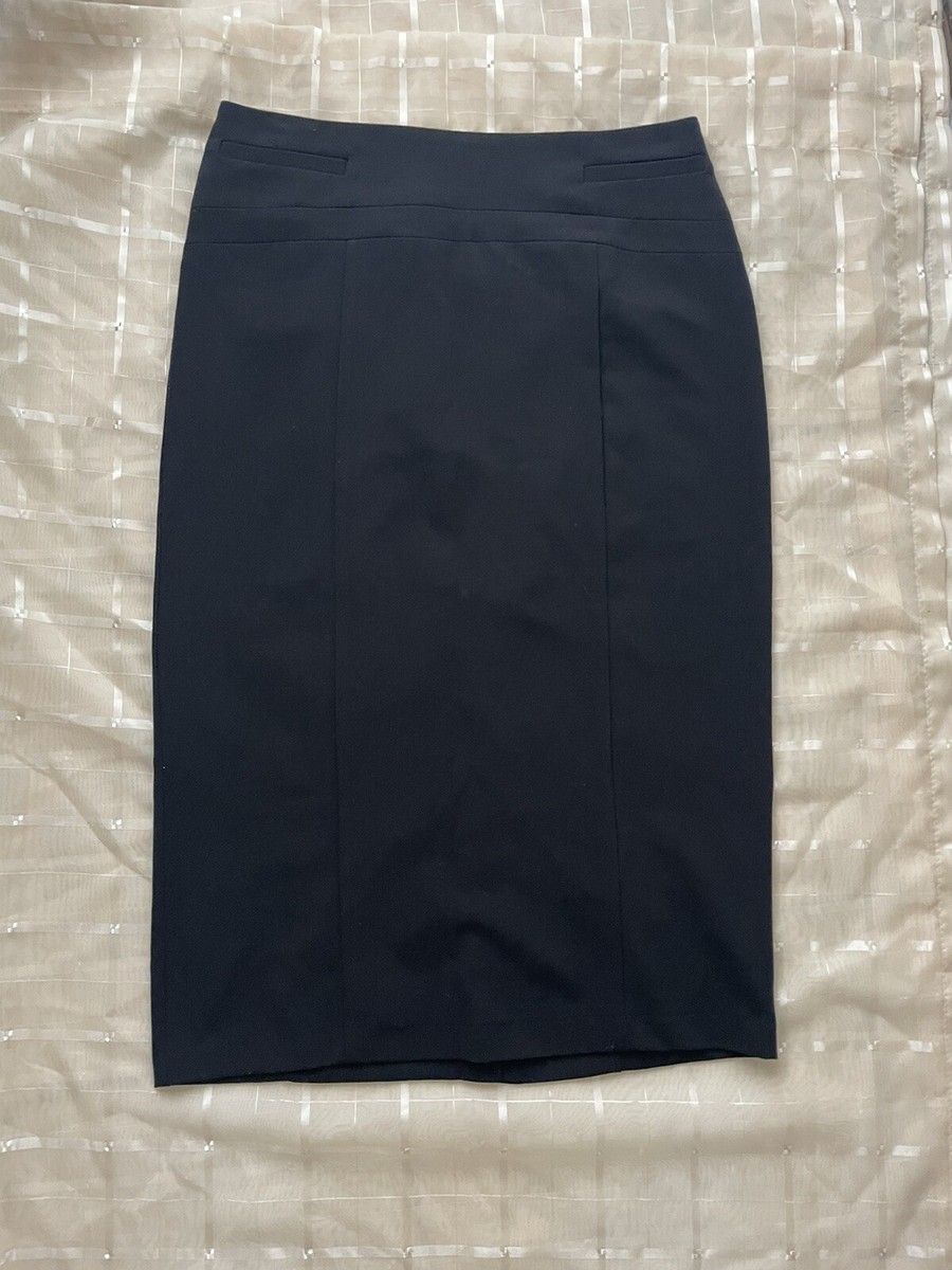 NWT 7th Avenue Design Studio Black Lightweight Pencil Skirt