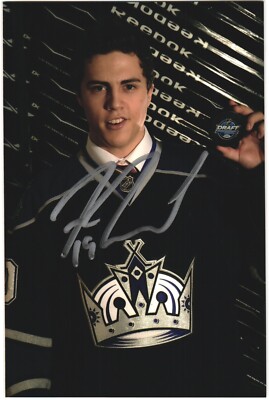 Jordan Weal Autographed 4x6 Color Photo Los Angeles Kings 2010 Draft D