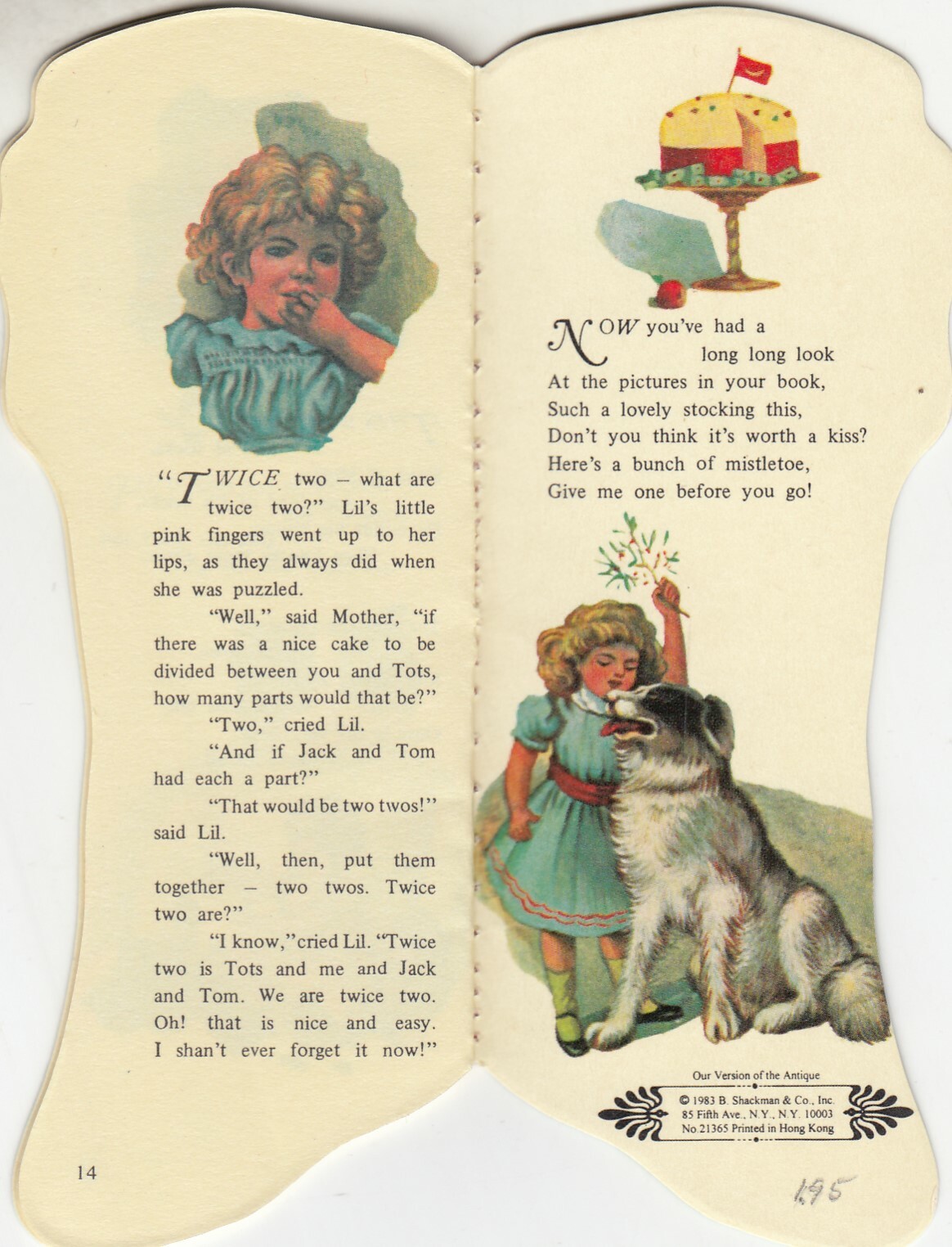 The Christmas Stocking Book 1983 Shackman