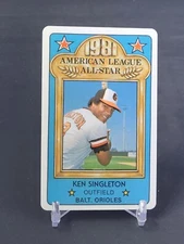 1981 Perma-Graphics Credit Card #29 Ken Singleton