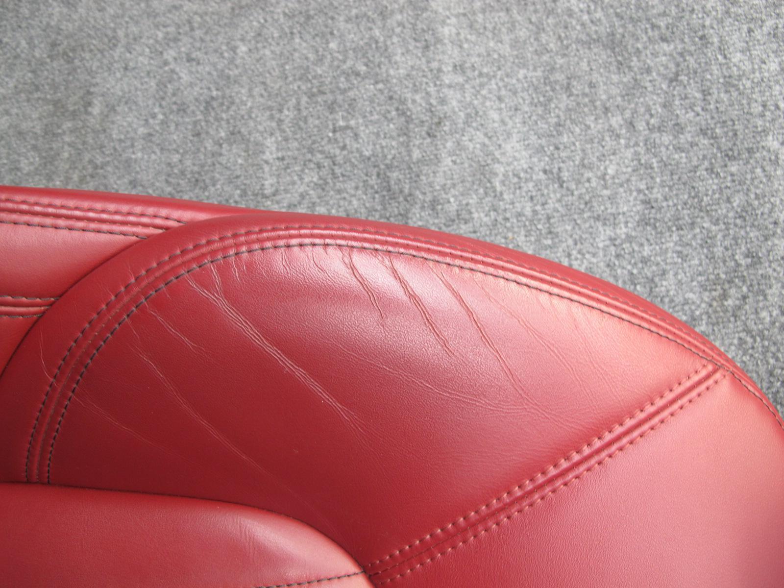 2017-2020 MASERATI LEVANTE M161 FRONT & REAR LEFT & RIGHT LEATHER SEAT SET RED