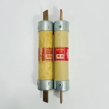 (2) Bussman Fusetron FRS-80 Class K9 Fuses 80S 600V ~Good Tested Used~
