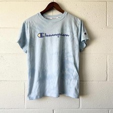 Champion Blue Logo Short Sleeve Graphic T-shirt Boy's Medium