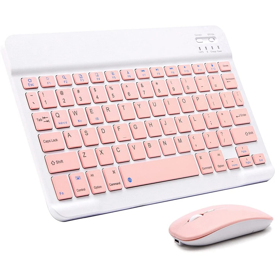 7 Colors Wireless Keyboard & Mouse Combo Bluetooth Slim Keyboard for PC/Laptop - Image 4 of 4