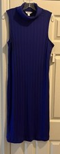 Nine West Sleeveless Royal Blue Long Dress XL