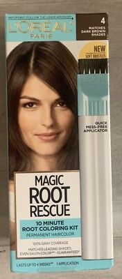 L'OREAL Magic Root Rescue Hair Color #4 Dark Brown