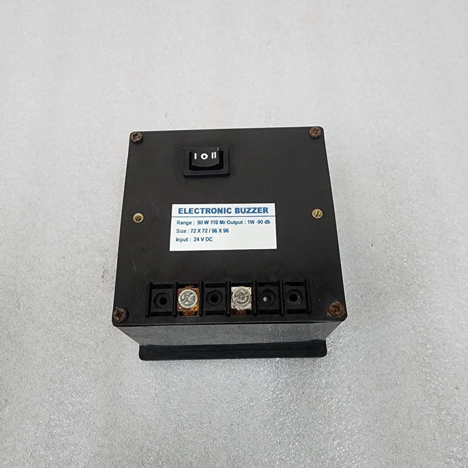 VERTEX ELECTRONIC BUZZER 90W 110MR ELECTRONIC HOOTER 1W-90DB 24VDC - Image 2 of 4