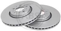 2X A.B.S. 17634 Bremsscheibe Vorne FüR Volvo
