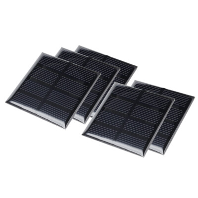 5 Stück Solarpanel Solarzelle 2V 160mA Solarmodul Solar Polykristallin 60x60mm