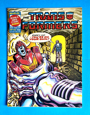 TRANSFORMERS #132 (VOL 1)  MARVEL UK COMIC  26th SEP 1987  VG  1ST PRINT