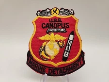 USMC Marine Ship Detachment USS Canopus Sub Polaris Missile Patch No Glow
