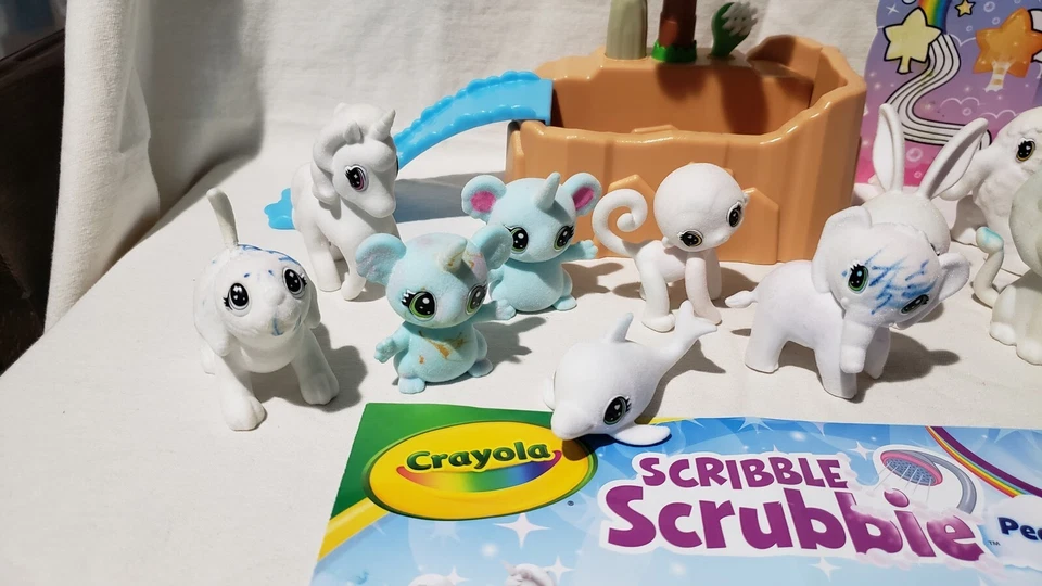 Crayola Scribble Scrubbie Pets Safari Tub Peculiar Pets 13 Animals — 第 2/4 张图片