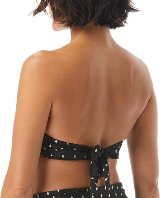 Coco Reef 5-Way Printed Underwire Bikini Top Color Serengeti Black