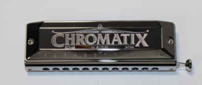 M. Suzuki SCX-48 Chromatix 12 Hole Chromatic Harmonica w/Case