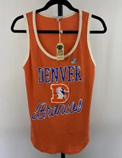 NWT Junk Food Clothing Denver Broncos Women's Tank Top Size XS