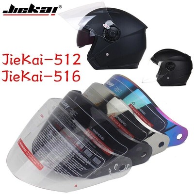 Helmet Visor Lens Fit For Jiekai 512 516 Open Face Motorcycle Helmet Lens Shield