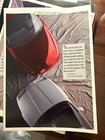 Original 1991 Saturn dealer sales brochure with SL Sedan and SC Coupe, catalog
