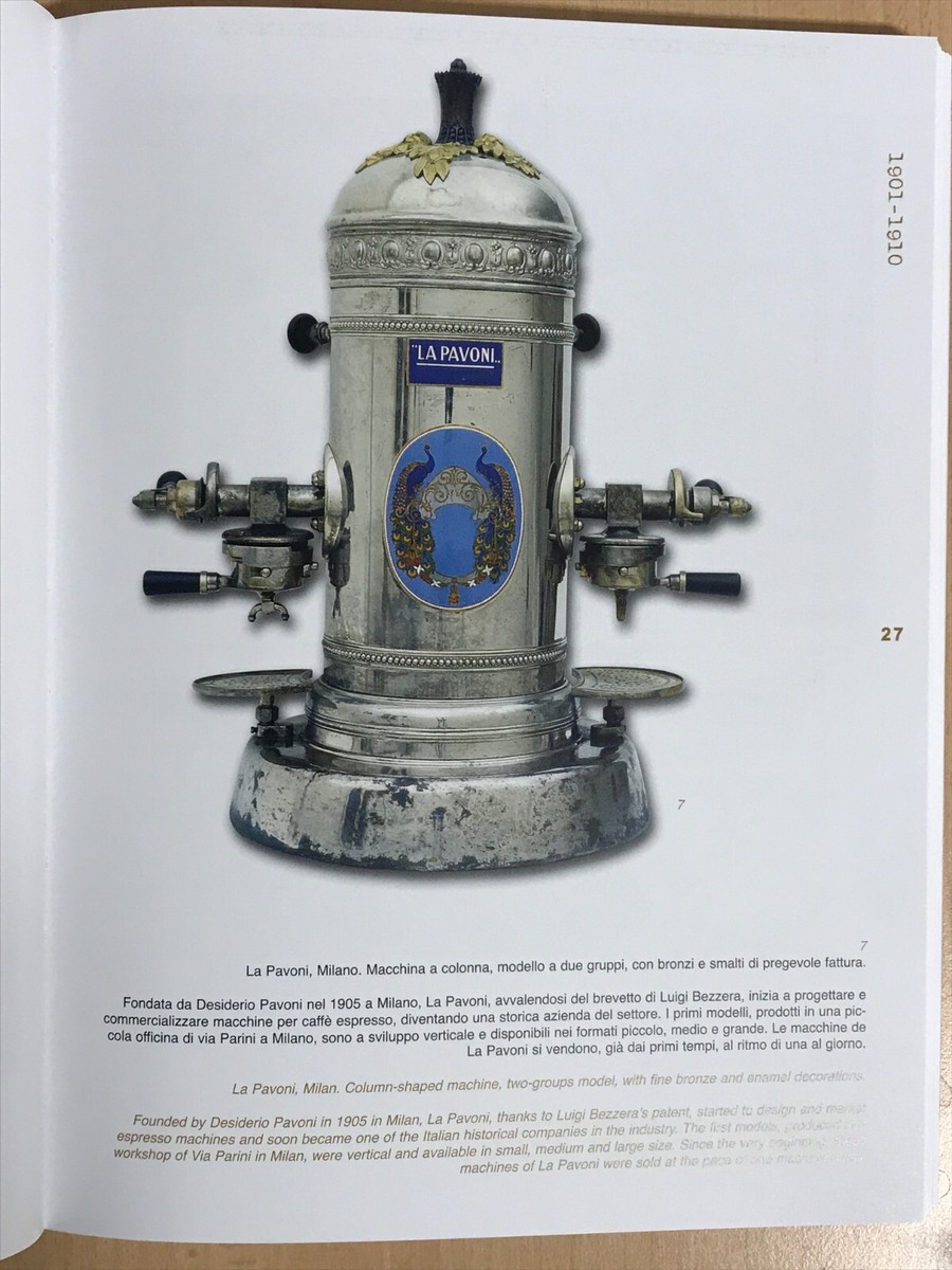 Espresso Machine History 1901 1962 Coffee Table Book Statement